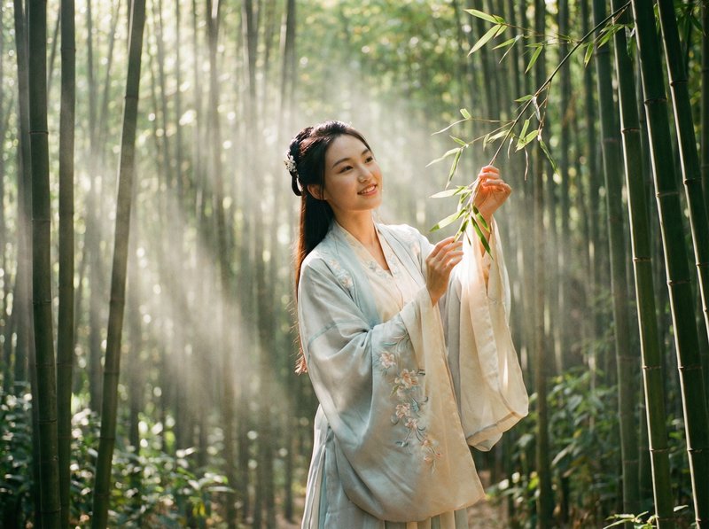 蜜桃古风汉服写真